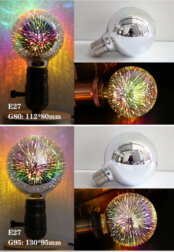 Bombillas LED Edison E27 para decoración 3D - Imagen 4